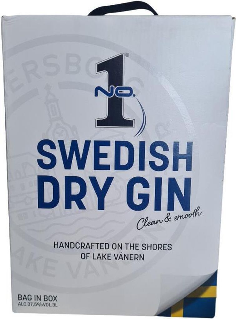No.1 Dry Gin 37,5% Vol. 3,0L BiB Produktbild 