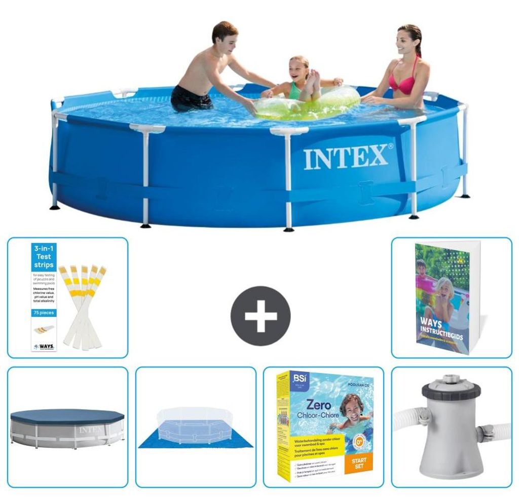 Frame Pool Rund - 305x76 cm - 7-teilig S24