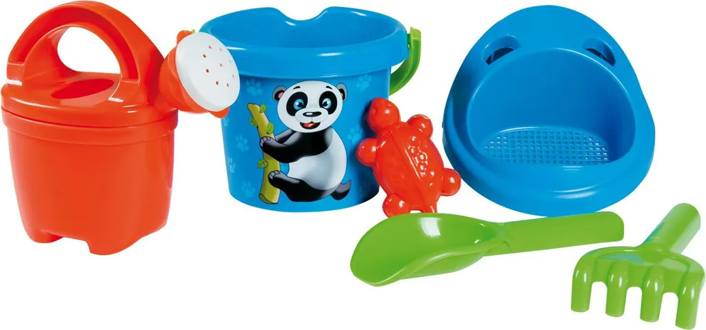 Set de Sable Panda avec Théière Compact pour Jouer Partout sans Encombre - 2