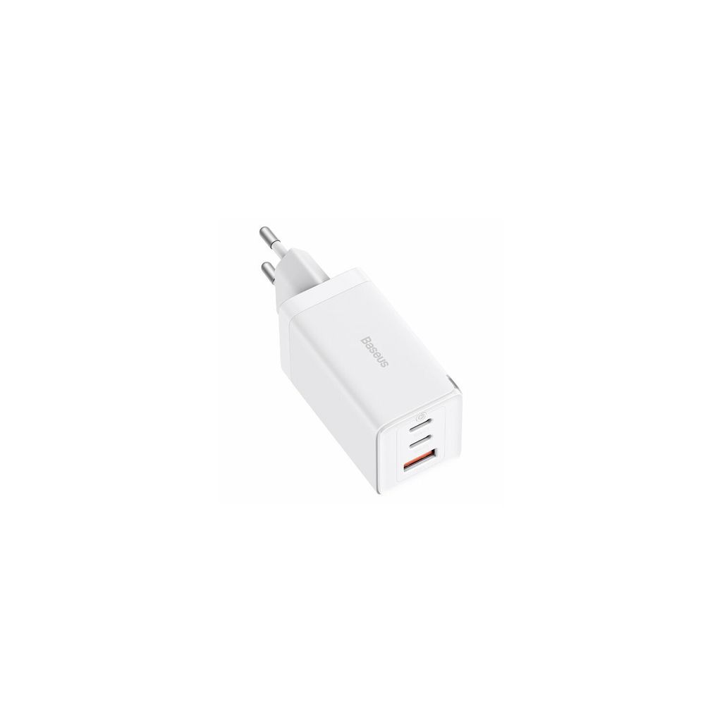 Baseus, GaN Ladegerät 65 W 2x USB-A 1x USB-C mit Kabel, Produktbild 