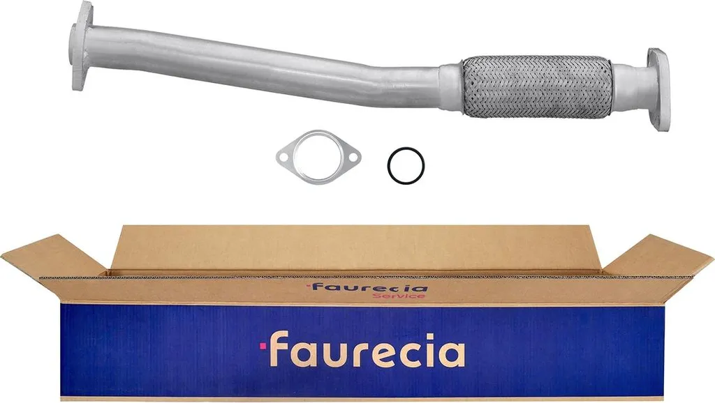 Tuyau échappement avant Ford Fiesta Faurecia en acier anticorrosion