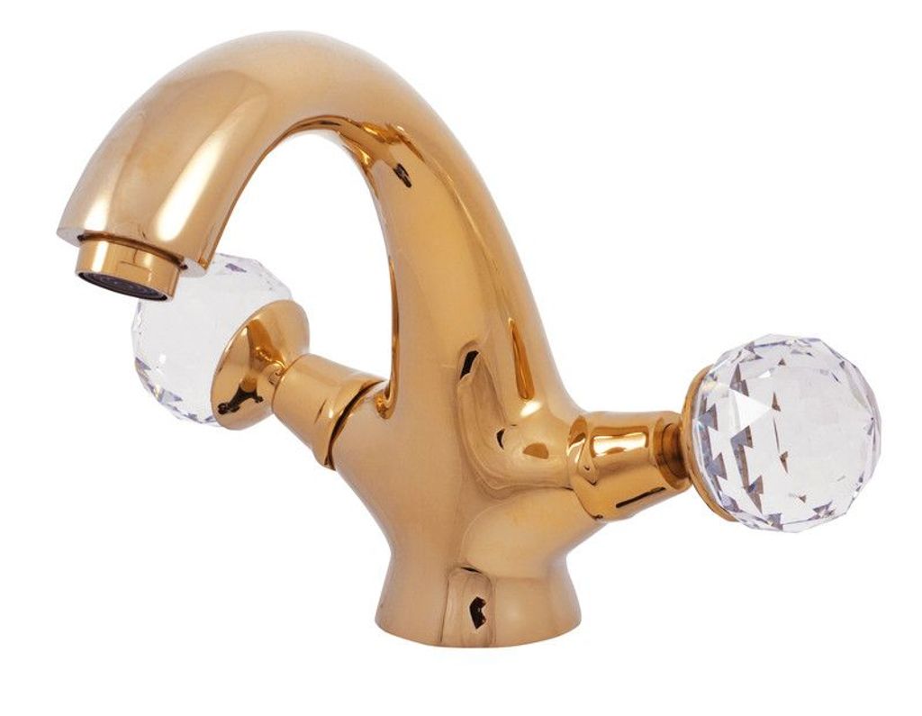 BRILLANCE Design-Waschtischarmatur mit Griff aus SWAROVSKI Kristall RAV SLEZAK