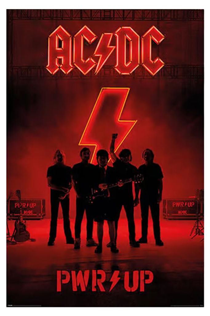 AC/DC - "PWR-UP" Maxi-Poster CD1181 (Einheitsgröße) (Bunt)