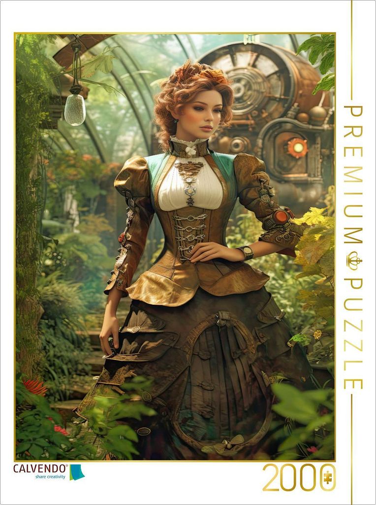 CALVENDO Puzzle Ein Motiv aus dem Kalender Steampunk Ladies | 2000 Teile Lege-Größe 90x67cm Foto-Puzzle für glückliche Stunden