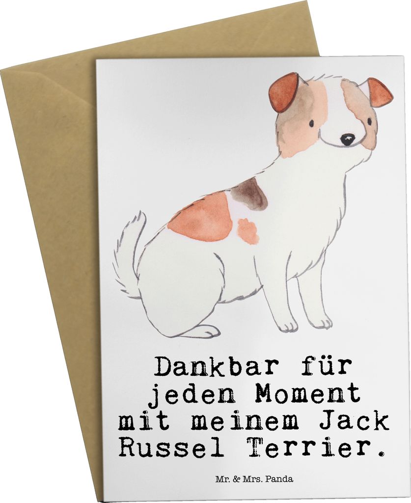 Mr. & Mrs. Panda Grußkarte Jack Russell Terrier Moment - Produktbild 