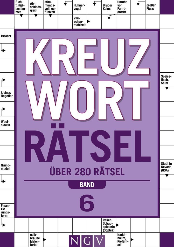 Kreuzworträtsel - Band 6 I Über 280 Rätsel für Erwachsene Immagine del prodotto 