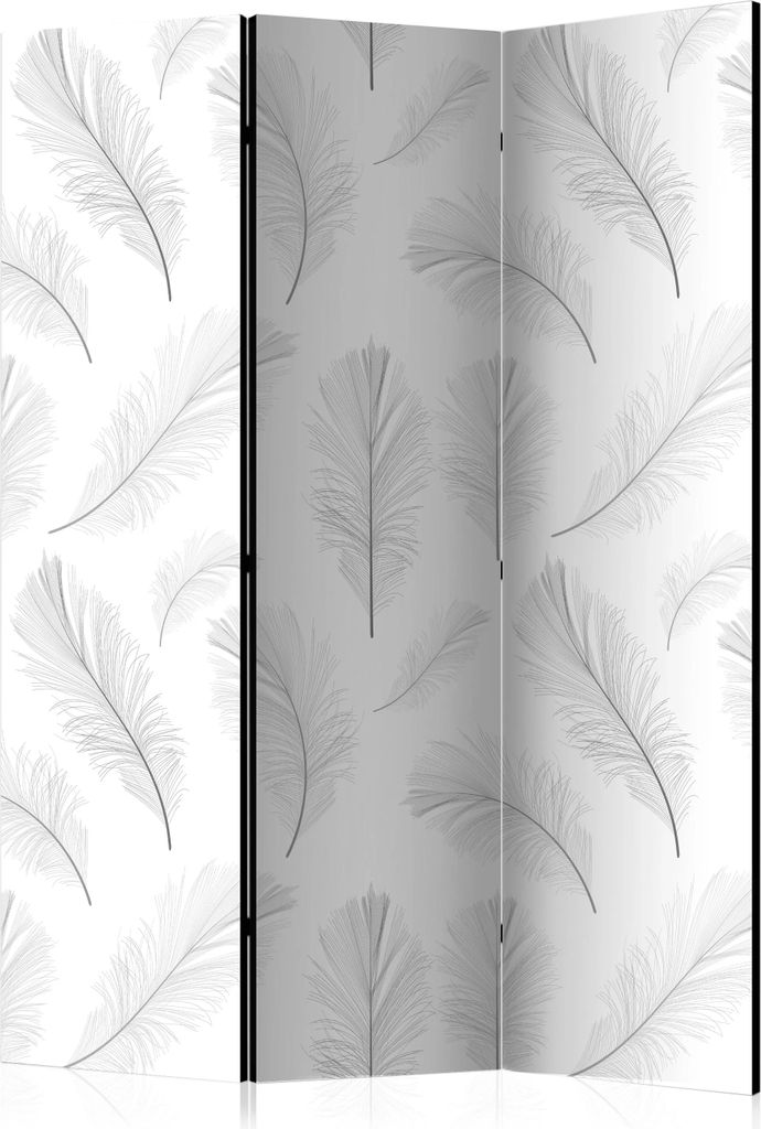 3-teiliger Einseitiger Vlies Paravent - Lightness 135x172 cm Muster f-C-0219-z-b