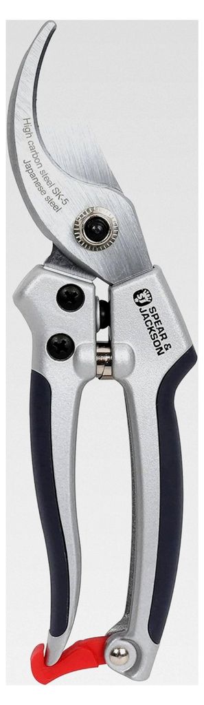 Gartenschere grau/schwarz 20 x 5,5 x 1,5 cm