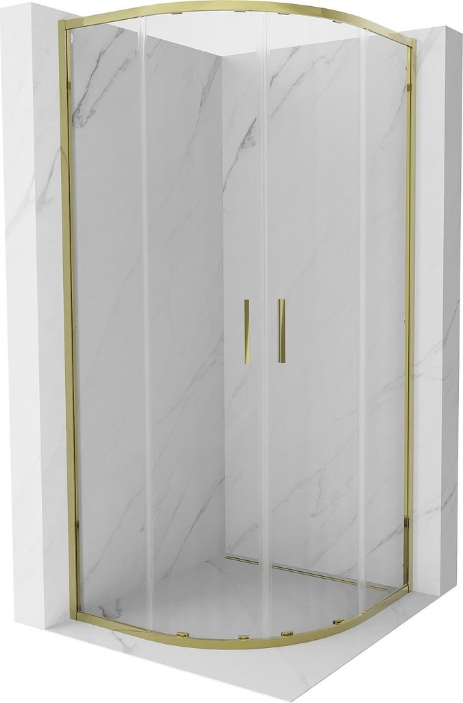 Mexen Exo cabine de douche demi-circulaire coulissante 90 x Image du produit 