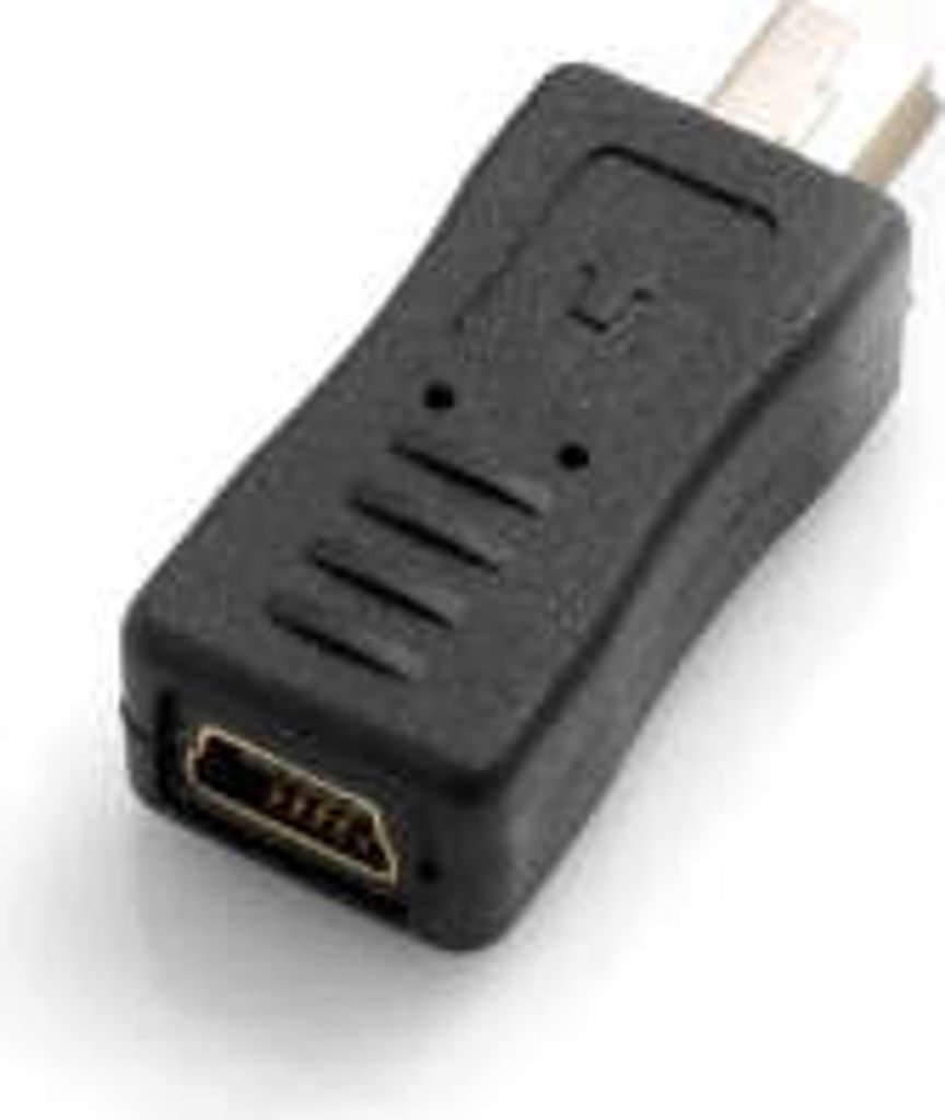 SYSTEM-S Mini USB Stecker auf Mini USB Buchse Adapterkabel Adapterstecker Adapter