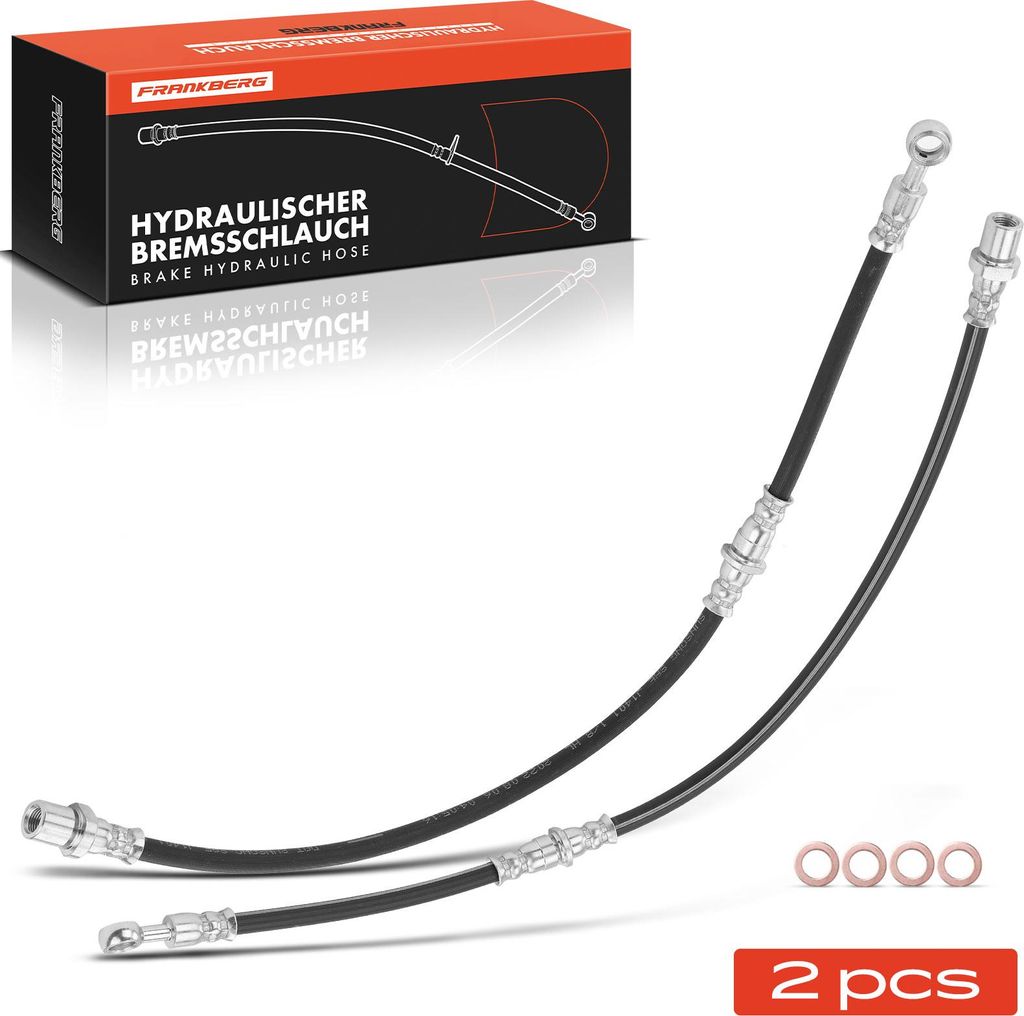 Frankberg 2x Bremsschlauch Bremsschläuche Vorne Links Rechts für Subaru Forester SF 2.0L