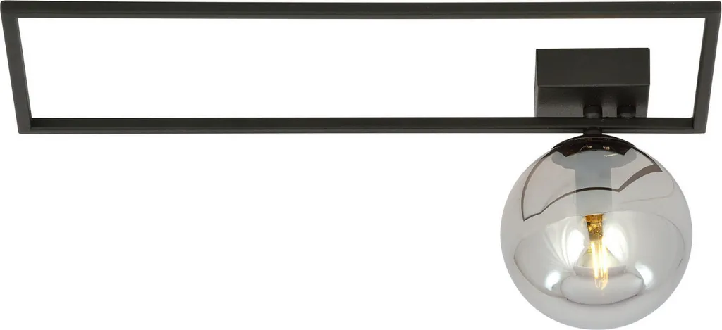 Plafonnier Métal Noir Graphite 1131/1A Emibig Imago Douille E14 40W