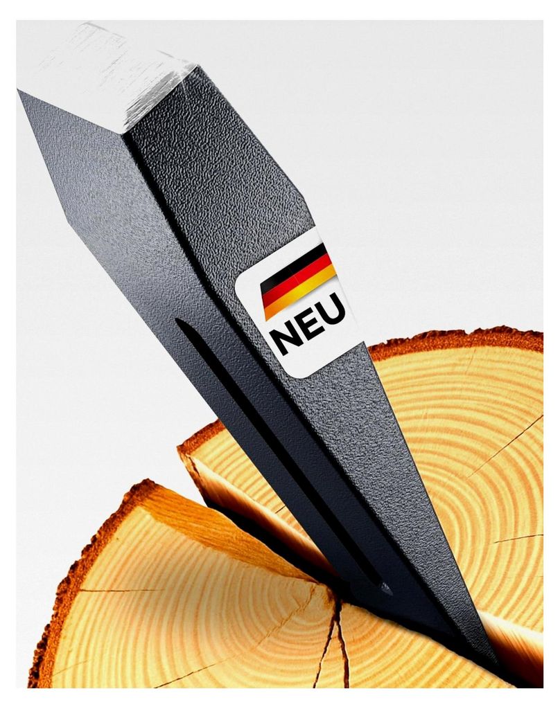 Robuster Spaltkeil für Holz - 2 kg