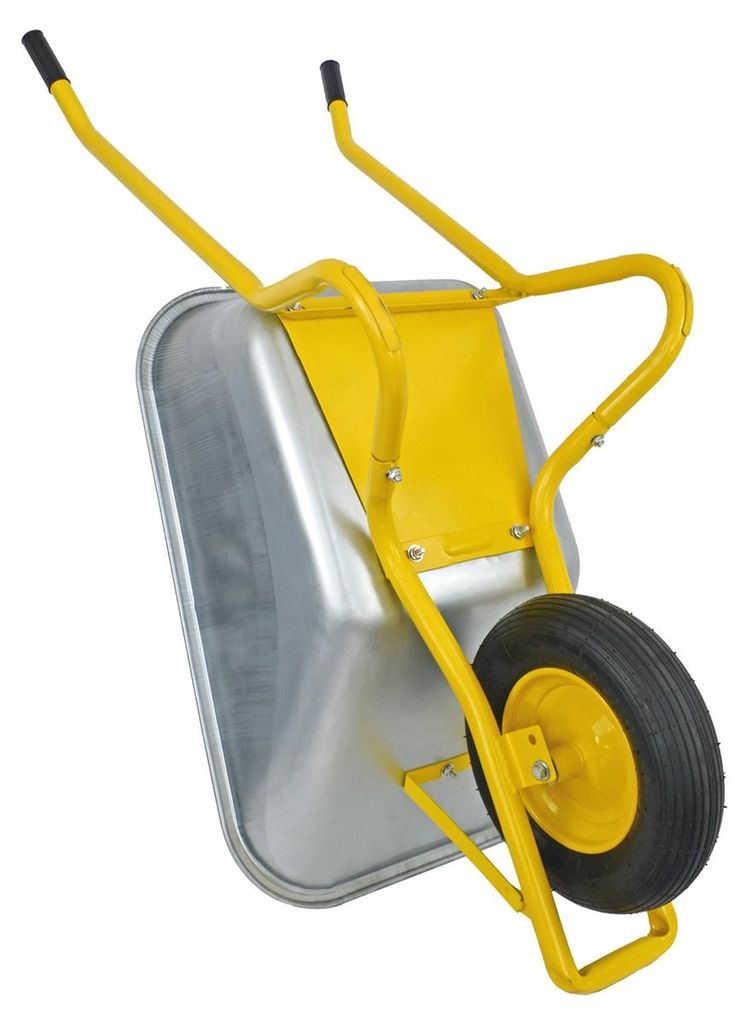 Matrix Schubkarre Profi 100l 250kg Luftrad Bauschubkarre Produktbild 