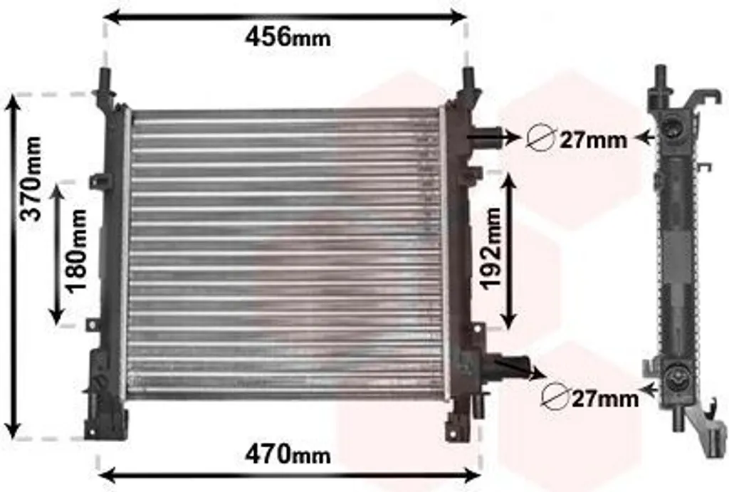 Évitez la surchauffe Ford Ka RB : Radiateur moteur Van Wezel 18002260