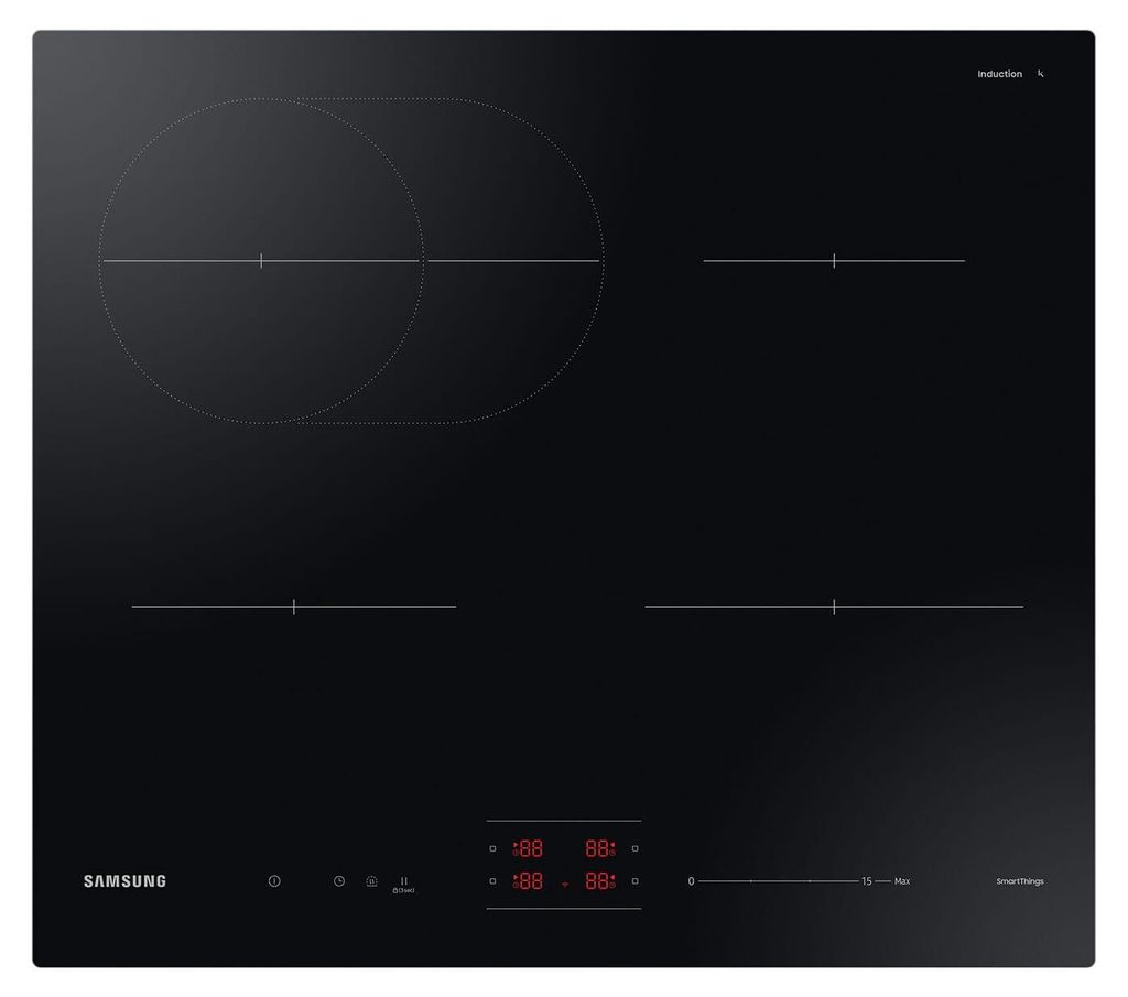Samsung NZ64B4016FK Schwarz Einbau-Induktionskochfeld 60 cm Zone 4 Zone(n)