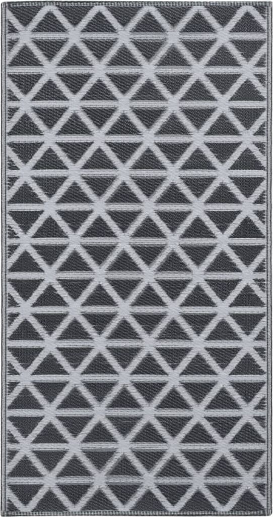 vidaXL Tapis d'extérieur ARAKIL Noir 190x290 cm PP Image du produit 
