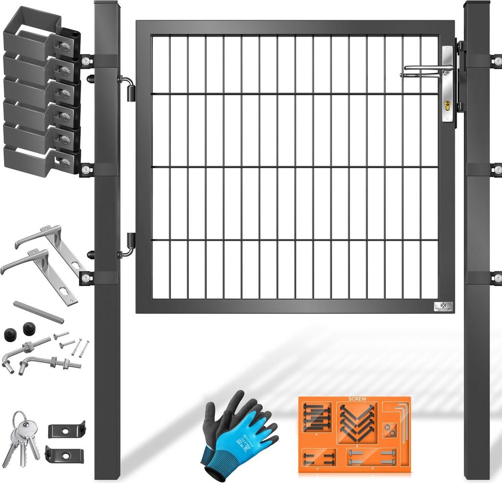KESSER® Gartentor Premium Gartentür aus Metall verzinktem Produktbild 