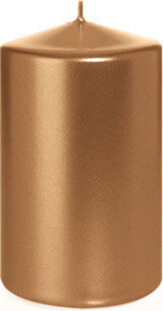 Stumpenkerzen Bronze Ø 58 x 100 mm, 16 Stück