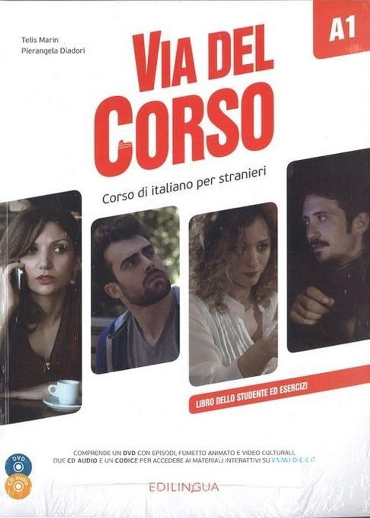 Via del Corso A1, m. 2 Audio-CDs u. Video-DVD