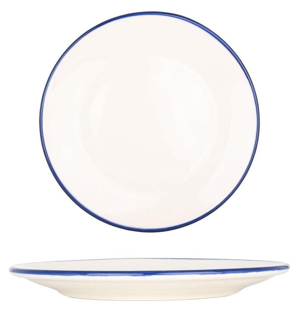 Piatto da dessert Bonna - Linea Blue - Porcellana - 21 cm Immagine del prodotto 