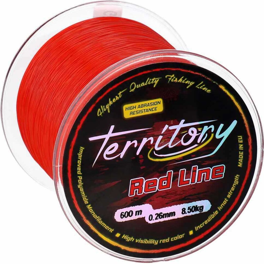 Mikado Territory Monofile Schnüre 600 M Rot 0.350 mm Rot Produktbild 