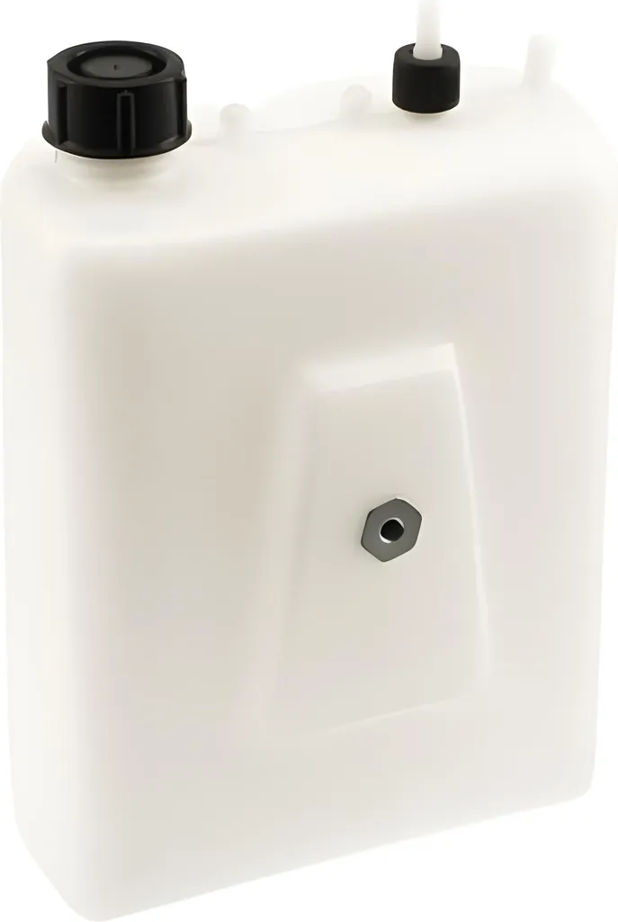 Réservoir d'essence 5L avec fixation par vis et conduite d'aspiration