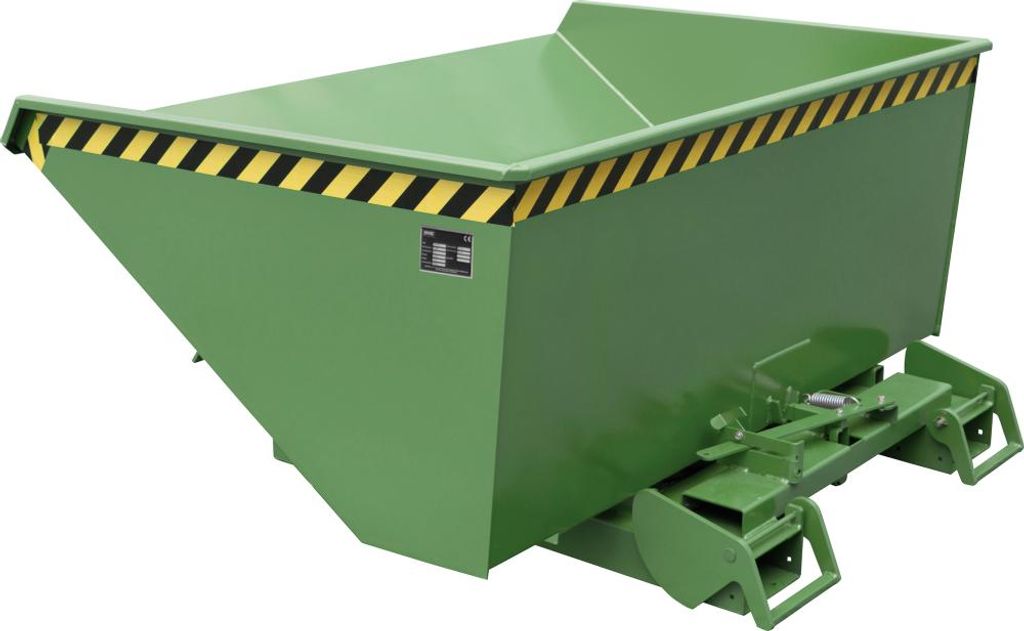 Bauer Kippbehälter 4A 900, lackiert, Resedagrün