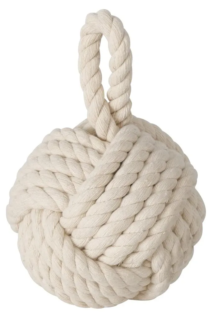 Cale-porte original en jute tressée - Arrêt de porte lourd 1,5 kg