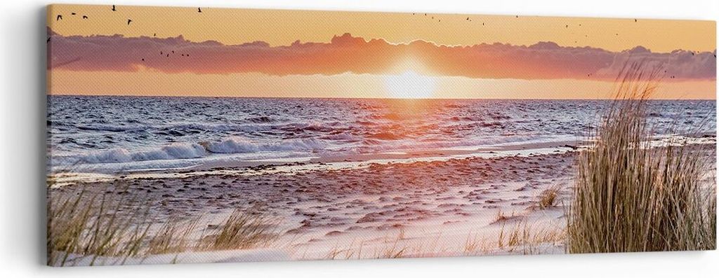 Bild auf Leinwand - Leinwandbild - Einteilig - Sonne Strand Produktbild 