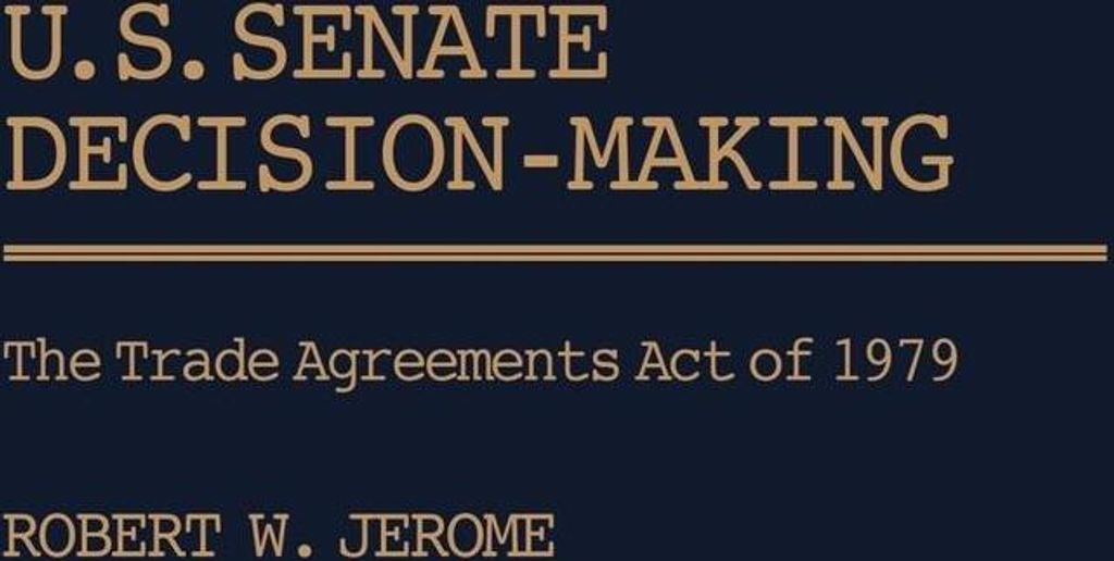 U.S. Senate Decision-Making