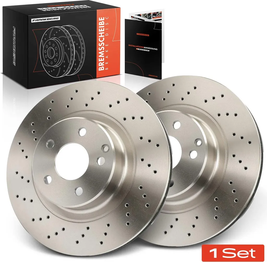 Kit Disques de Frein pour Entretien Mercedes Classe C A205 C205 S205