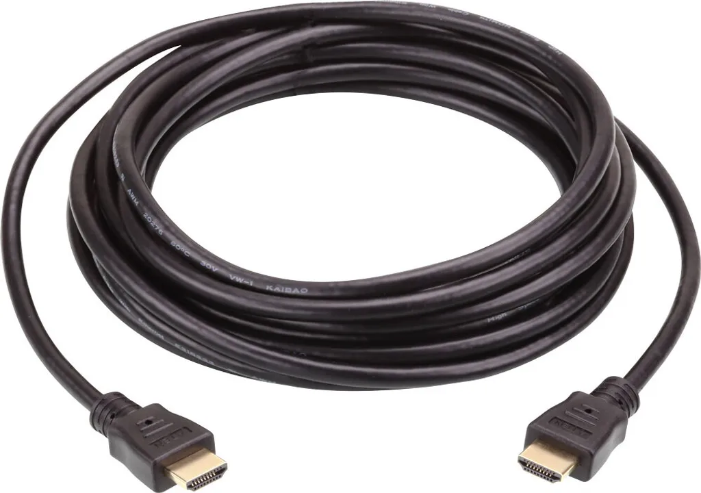ATEN 2L-7D03H Câble HDMI Haute Vitesse avec Ethernet 3m Noir Blindé