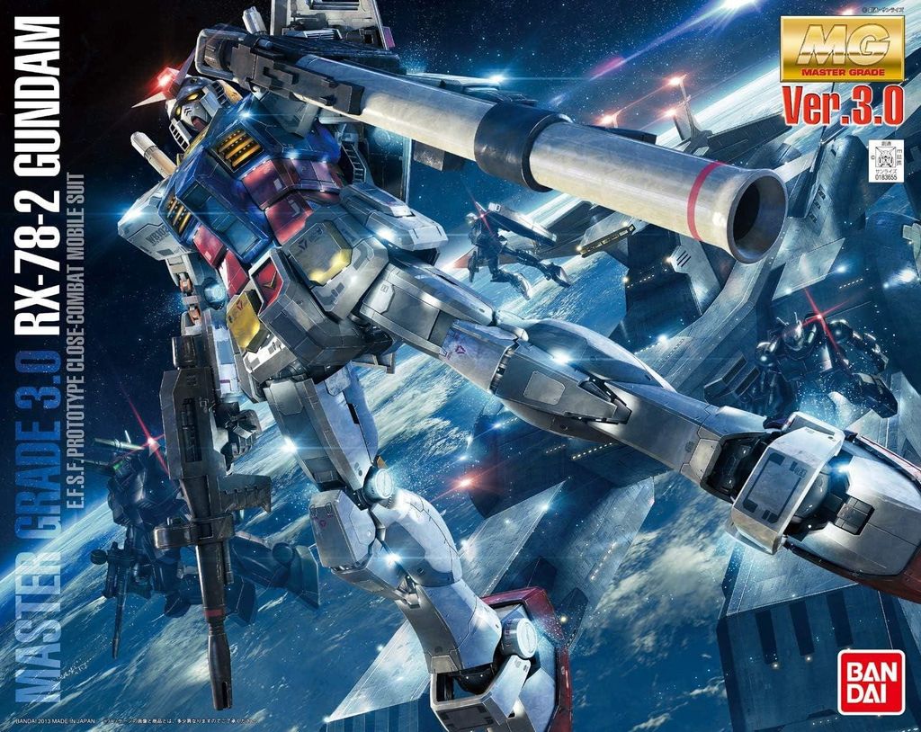 Bandai MG 1/100 RX-78-2 GUNDAM VER.3.0 BL Obrázek produktu 