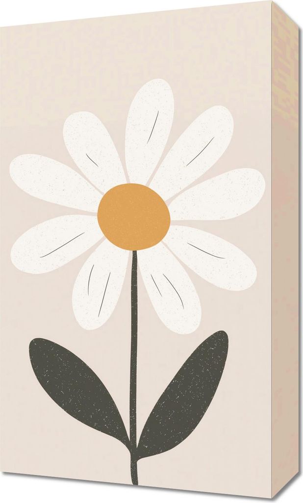Bild 30x50cm Muster für Kinder, Mädchen fürs Zimmer - Blume