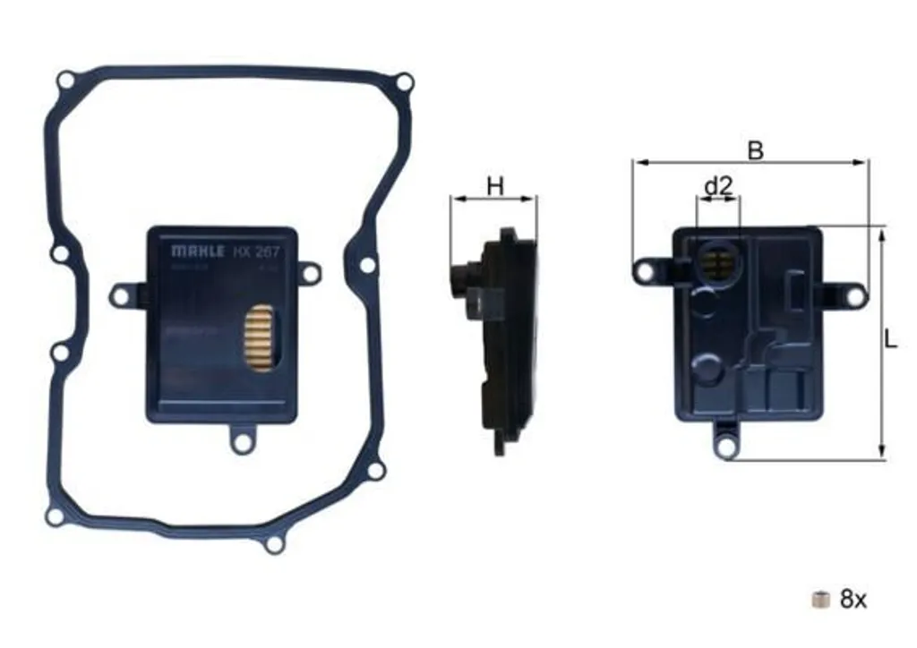 Filtre pour boîte de vitesses VW Golf VII et Polo : fluidité de passage