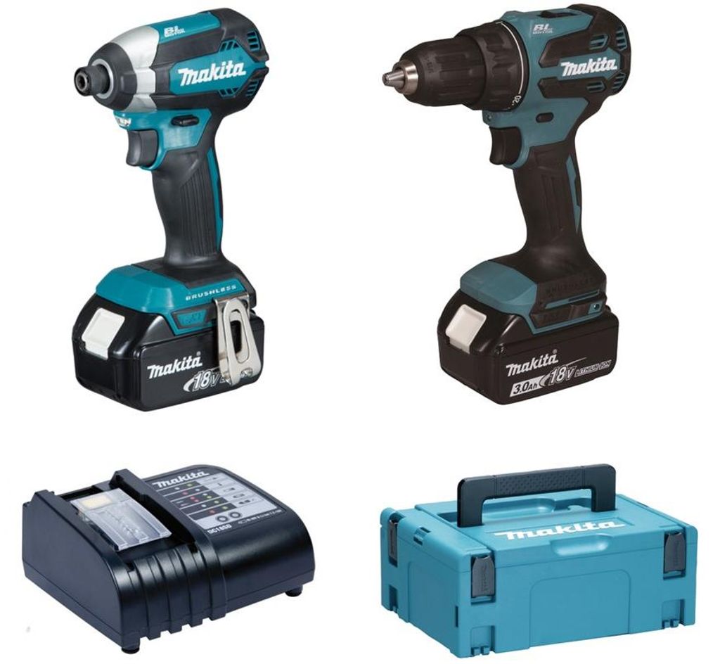 MAKITA Akku-Werkzeugset DDF490 + DTD153 Li-ion LXT 18V Produktbild 