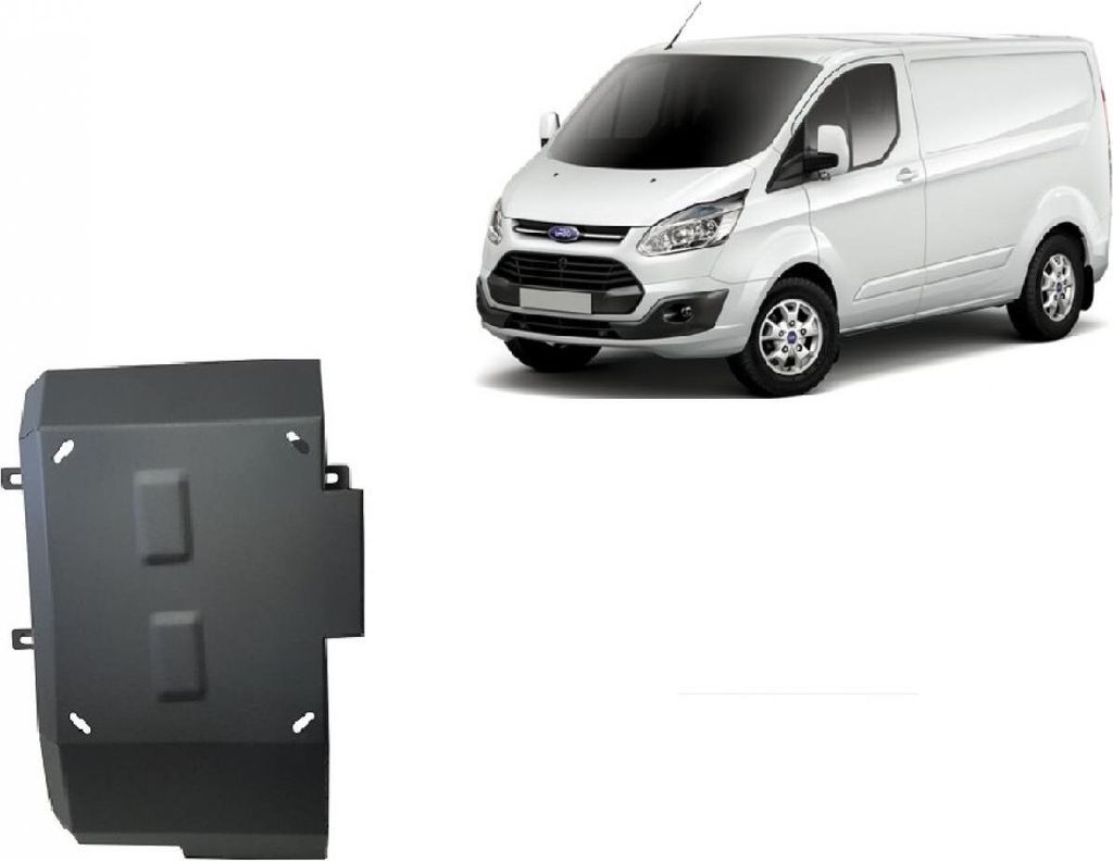 Stahl Unterfahrschutz für AdBlue-Tank Ford Transit Custom
