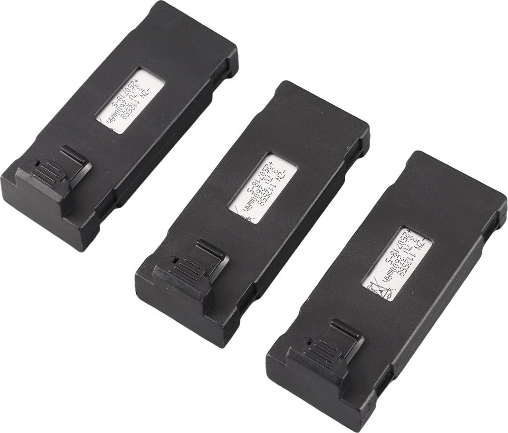 3 ks RC lietadlo lítiová batéria sada ľahký nabíjací kábel Obrázok produktu 