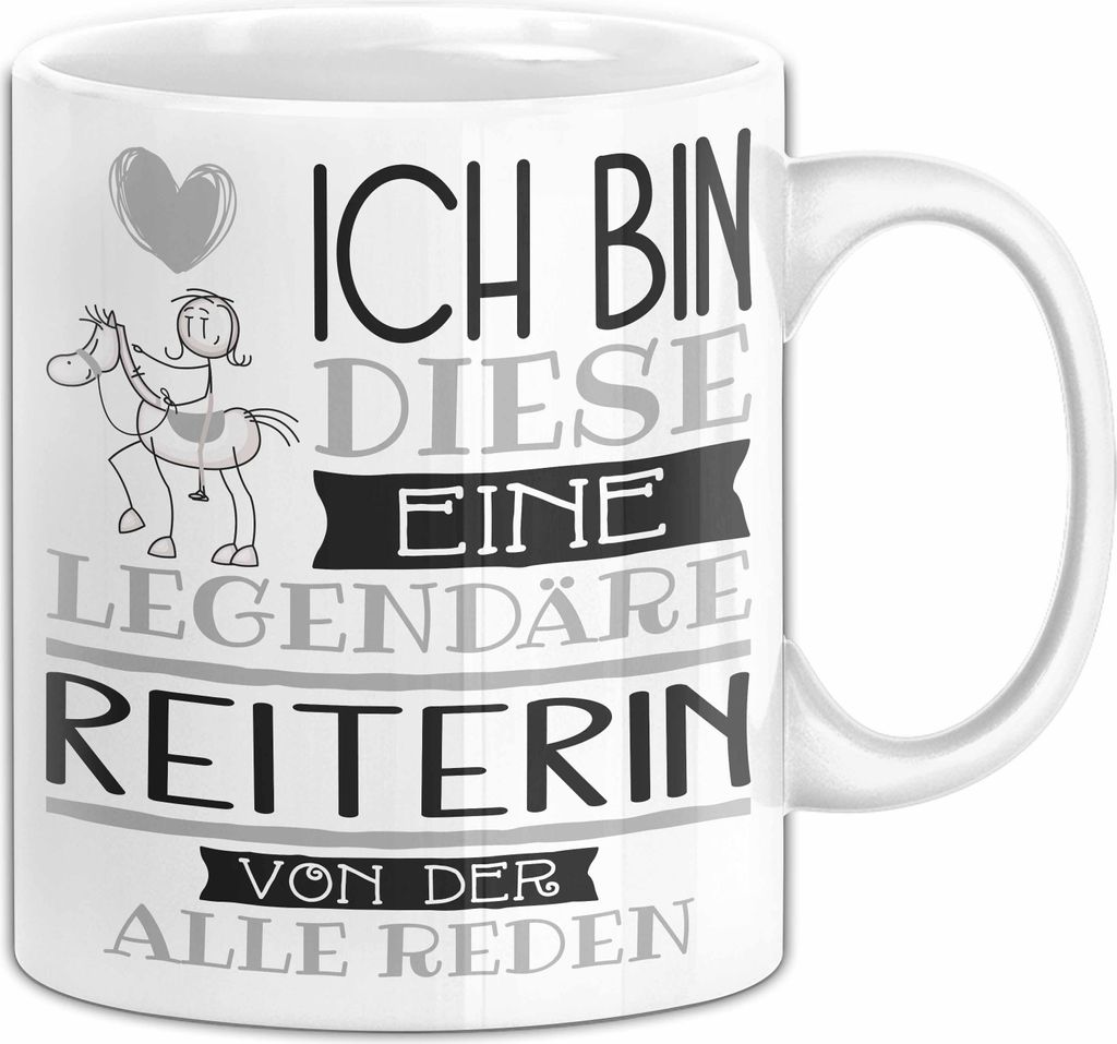 Reiterin Tasse Geschenk Ich Bin Diese Eine Legendäre Produktbild 