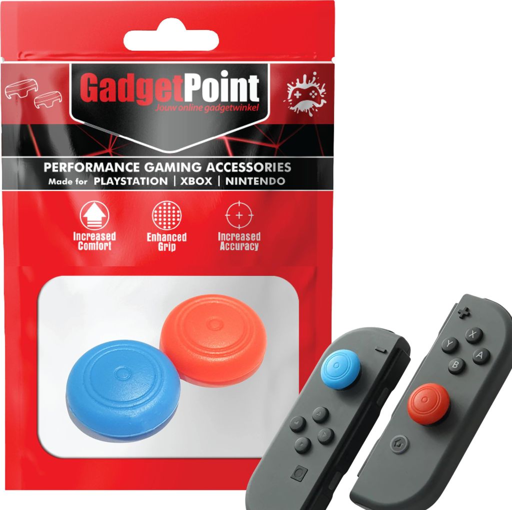 Thumbgrips - Thumb Grips voor Nintendo Switch Joy-Con Controllers - Gaming Thumbgrips - Performance Anti-Slip Thumbsticks - Bescherming Accessoires...