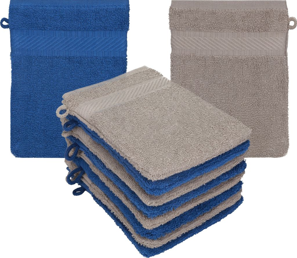 Betz 10 Stück Waschhandschuhe 16x21 cm PALERMO 100% Produktbild 