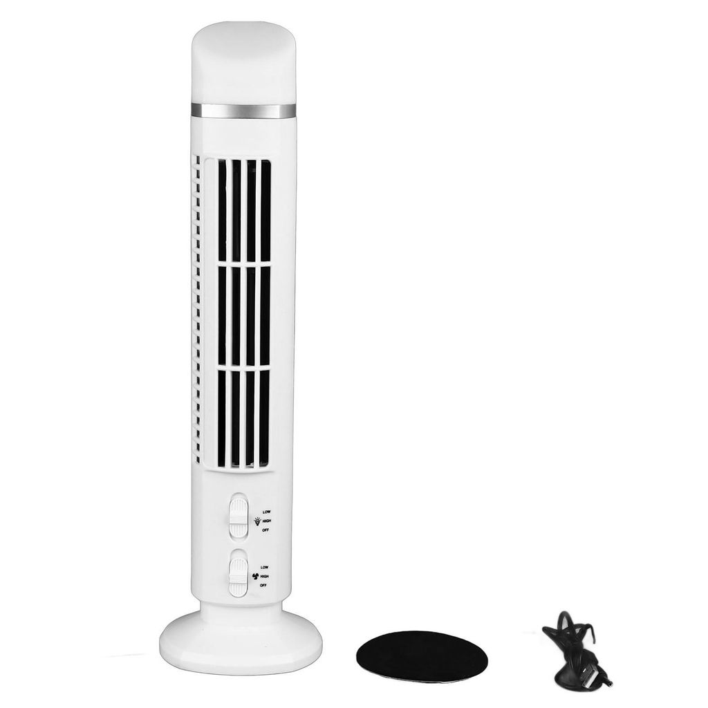 Blattloser Turmventilator USB-Tischventilator mit Produktbild 
