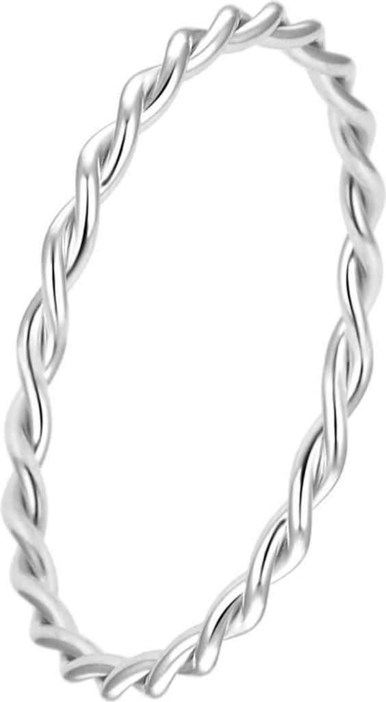 Minimalistischer Silberring AGG315L - Kreislauf: 60 mm