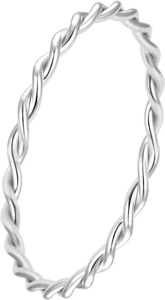 Anneau fin en argent pour homme et femme - Bague épurée circonférence 60