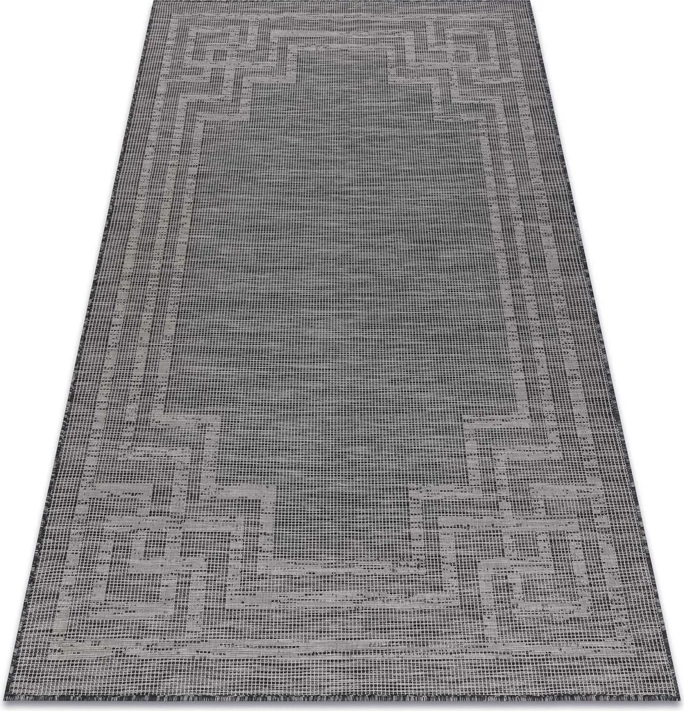 Tapis Sisal Noir Patio 3071 : Entretien Facile et Design Grec 175x270