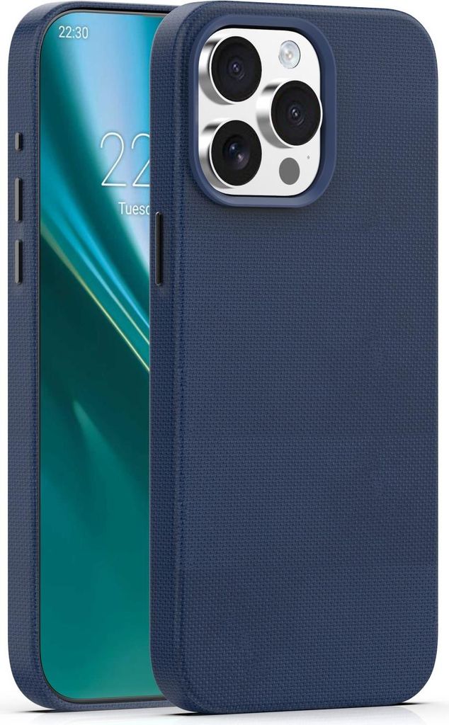 Etteri Elegant Mag Case für iPhone 14 Pro 6,1" Handyhüllen Dunkelblau