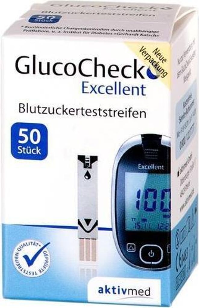 GLUCOCHECK Excellent Teststreifen