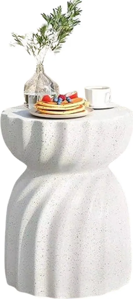 Petite table basse moderne en béton léger - Modèle Zito 35cm