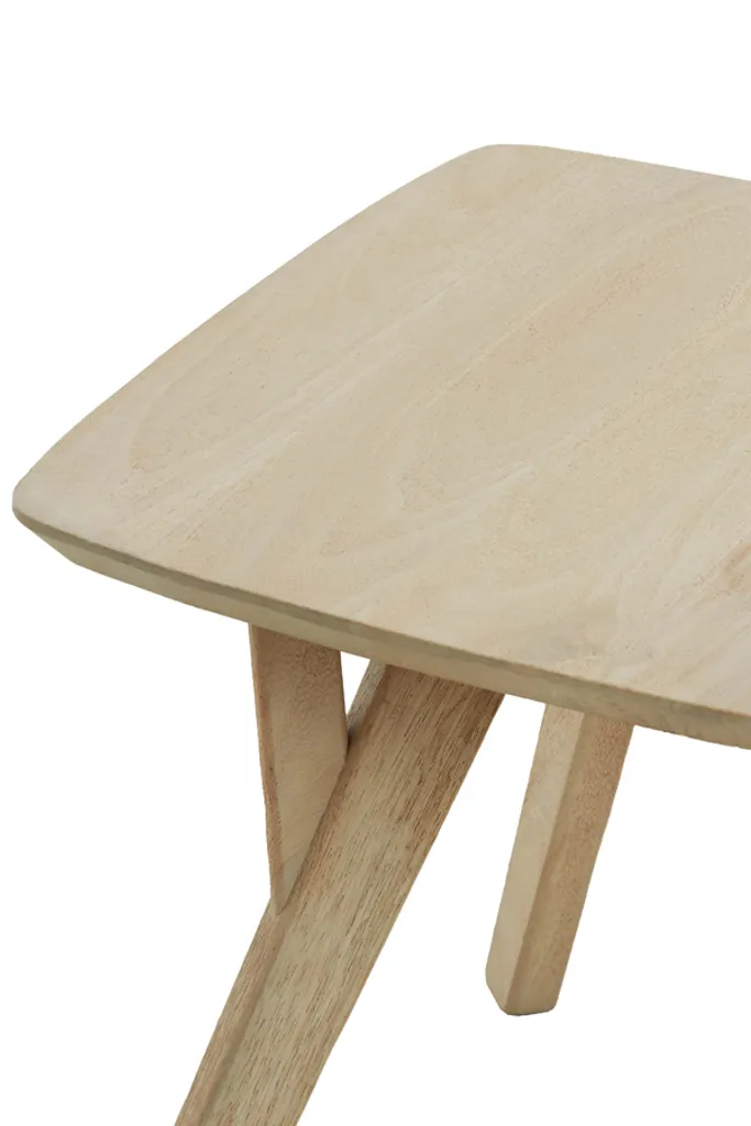 Table d'appoint basse QUENZA en bois de mangue massif 44x44x36 cm